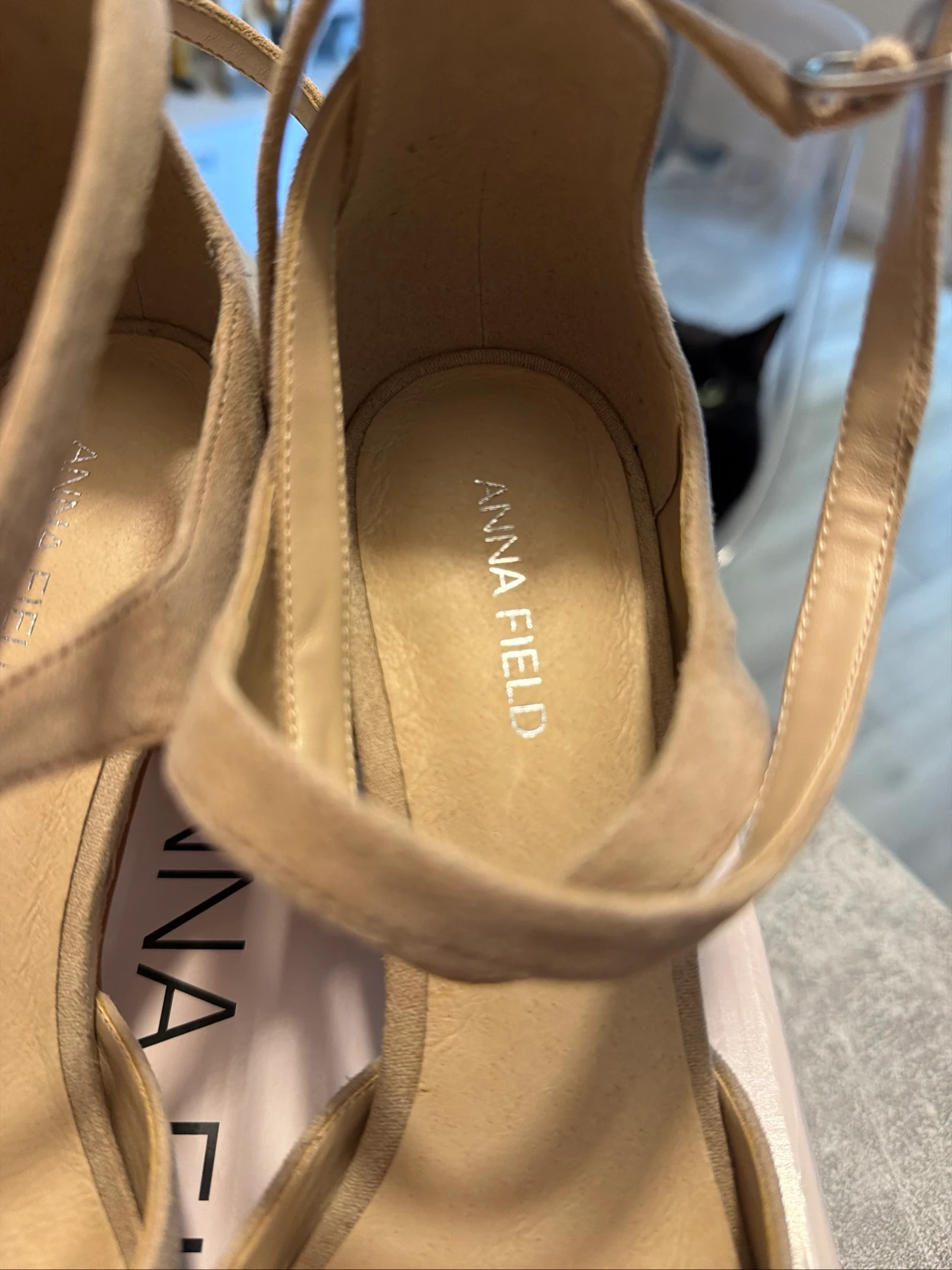 Anna Field nude beige heel shoes size 39 new – photo 3